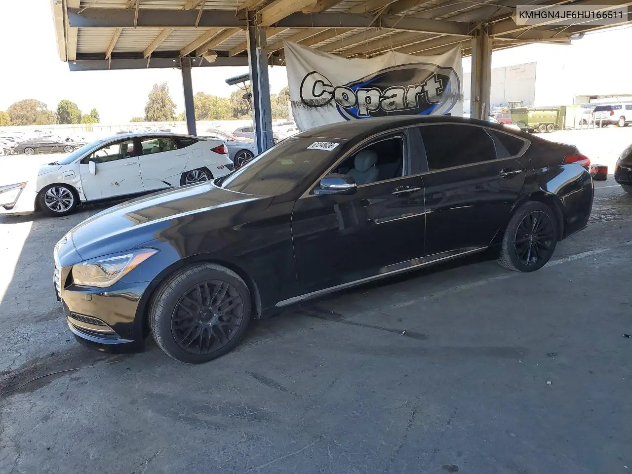2017 Genesis G80 3.8 VIN: KMHGN4JE6HU166511 Lot: 61248036