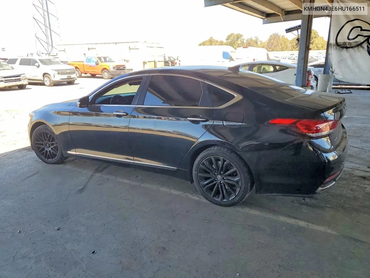 2017 Genesis G80 3.8 VIN: KMHGN4JE6HU166511 Lot: 61248036