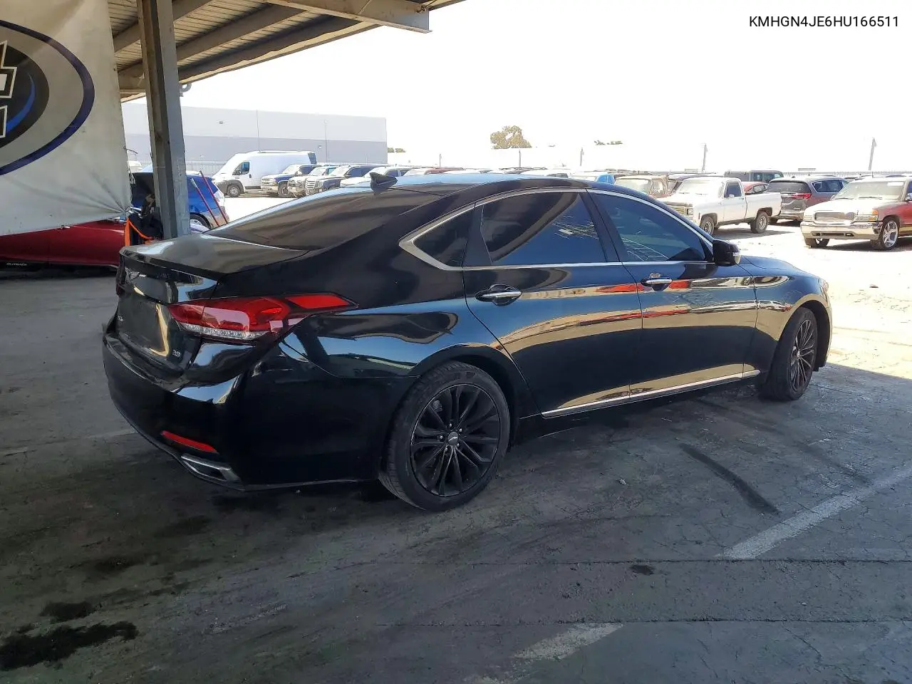 2017 Genesis G80 3.8 VIN: KMHGN4JE6HU166511 Lot: 61248036