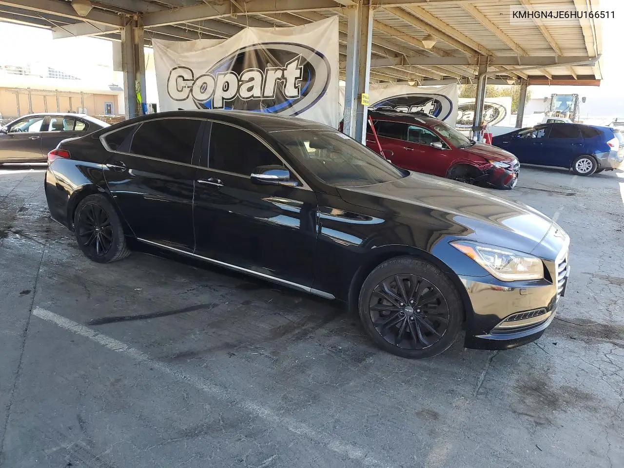 2017 Genesis G80 3.8 VIN: KMHGN4JE6HU166511 Lot: 61248036