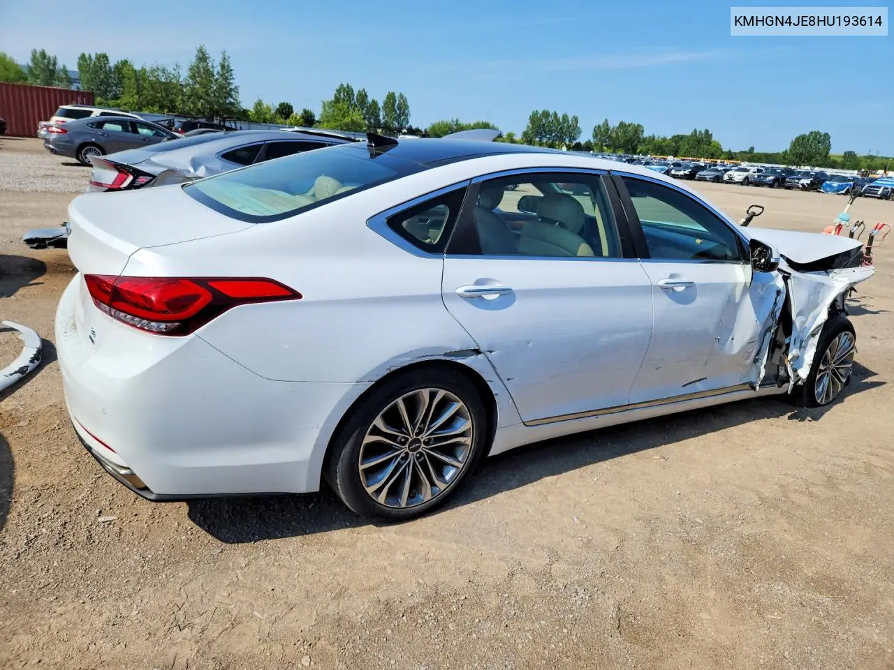 2017 Genesis G80 3.8 VIN: KMHGN4JE8HU193614 Lot: 61395726