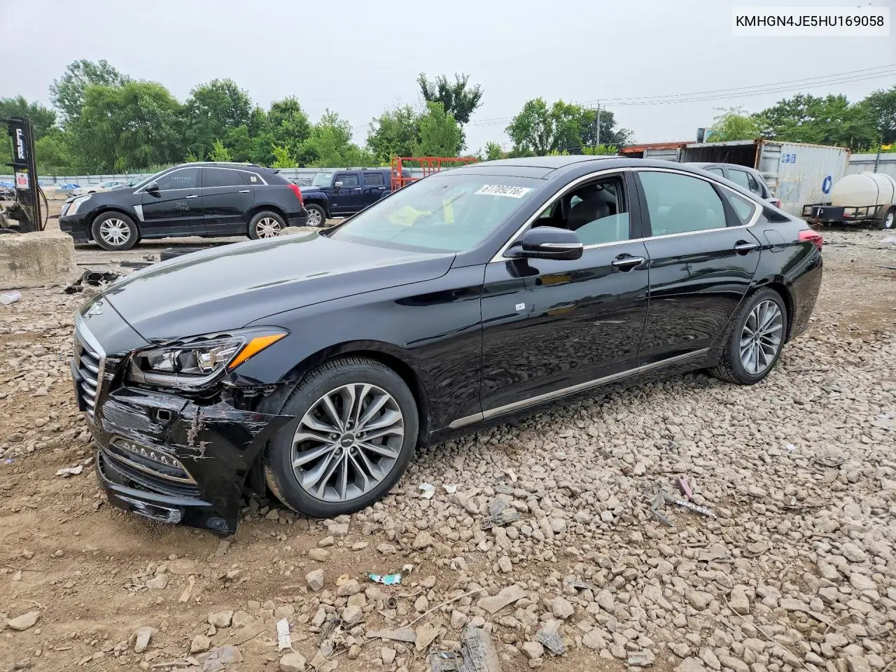 2017 Genesis G80 3.8 VIN: KMHGN4JE5HU169058 Lot: 61709216