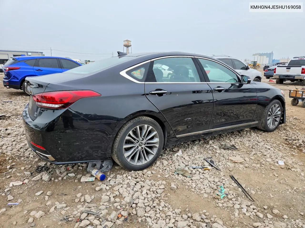 2017 Genesis G80 3.8 VIN: KMHGN4JE5HU169058 Lot: 61709216