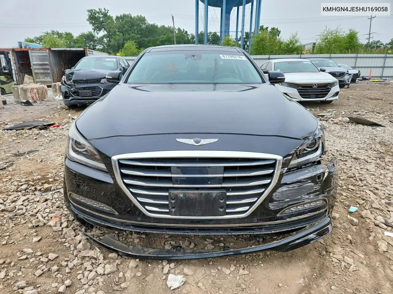 2017 Genesis G80 3.8 VIN: KMHGN4JE5HU169058 Lot: 61709216