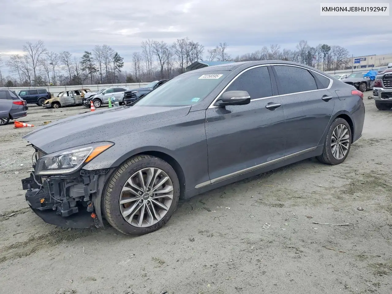 2017 Genesis G80 Base VIN: KMHGN4JE8HU192947 Lot: 72258595