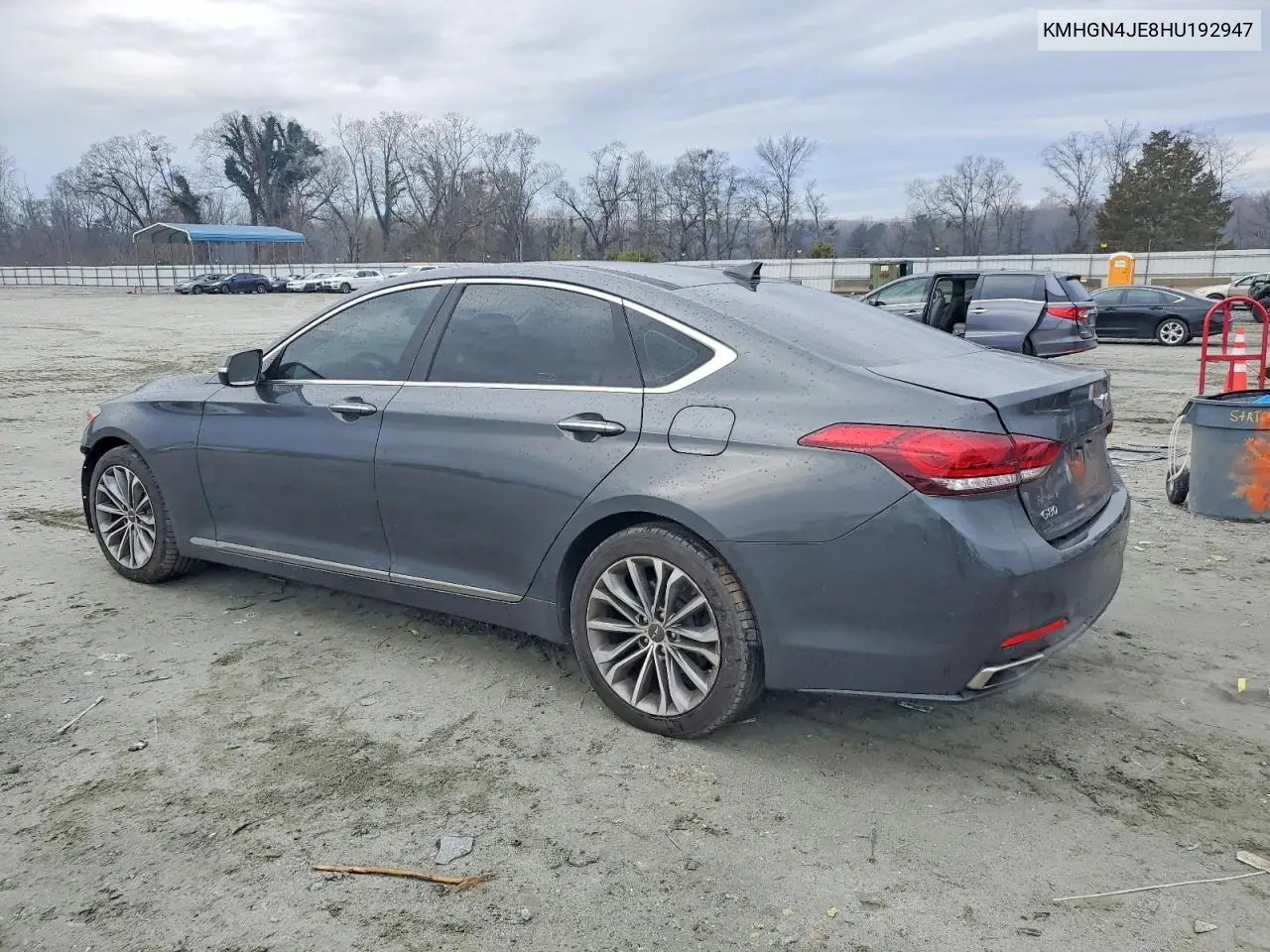 2017 Genesis G80 Base VIN: KMHGN4JE8HU192947 Lot: 72258595