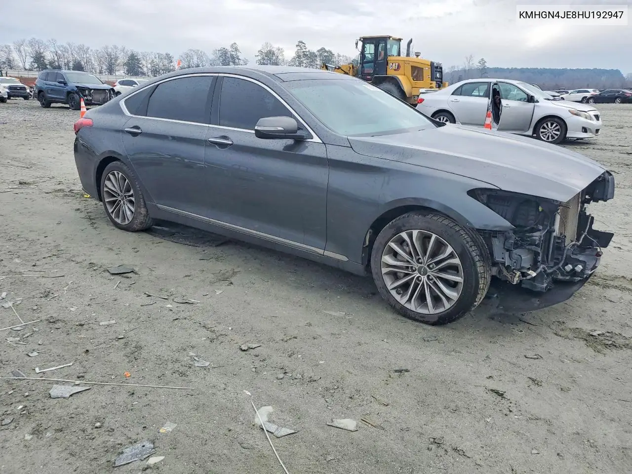2017 Genesis G80 Base VIN: KMHGN4JE8HU192947 Lot: 72258595