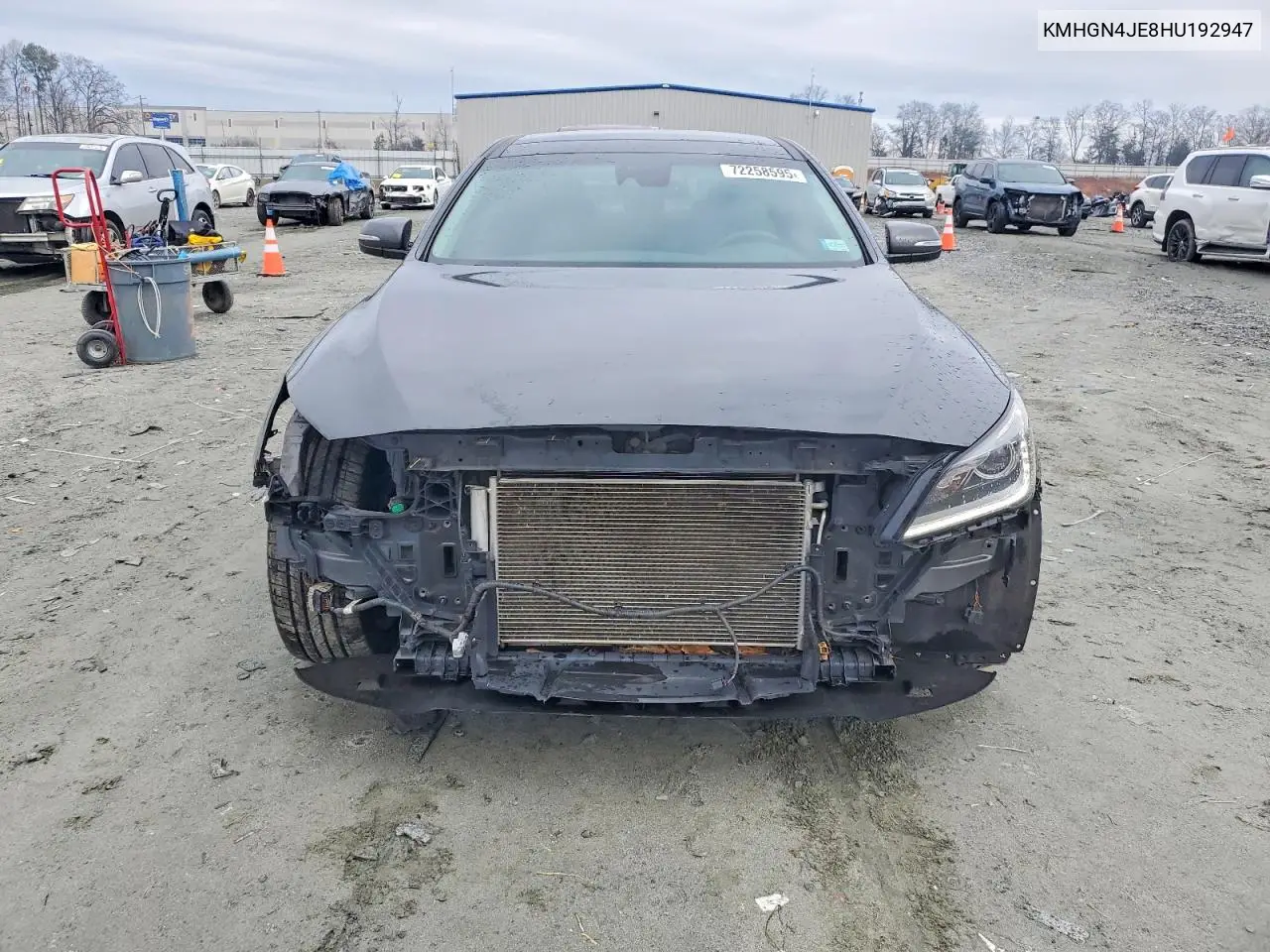 2017 Genesis G80 Base VIN: KMHGN4JE8HU192947 Lot: 72258595