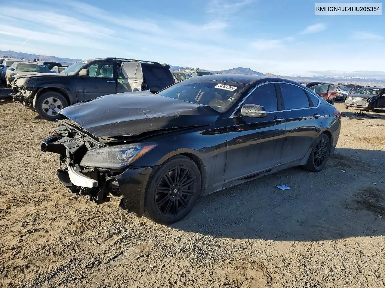 2017 Genesis G80 Base VIN: KMHGN4JE4HU205354 Lot: 74101565
