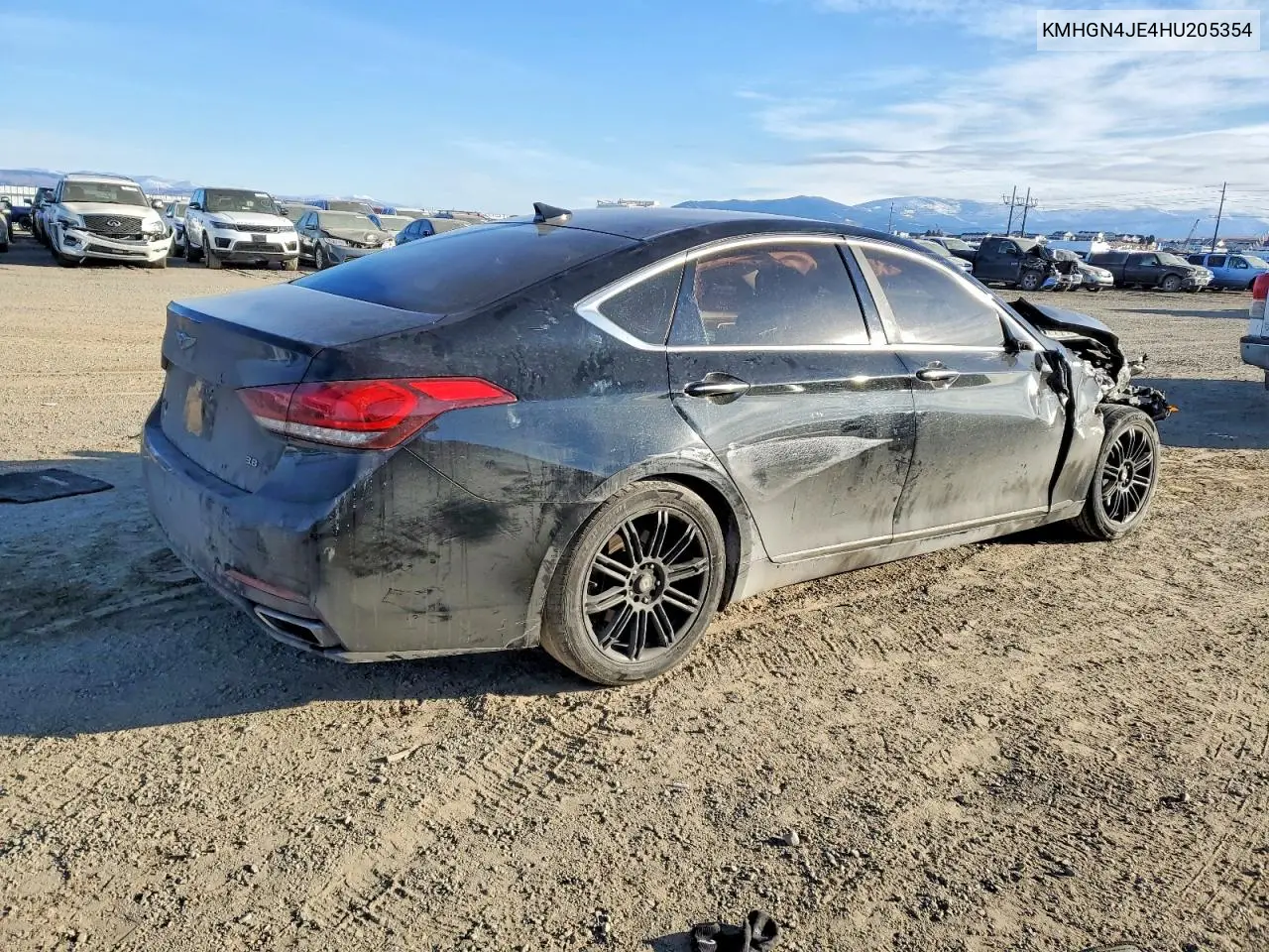 2017 Genesis G80 Base VIN: KMHGN4JE4HU205354 Lot: 74101565