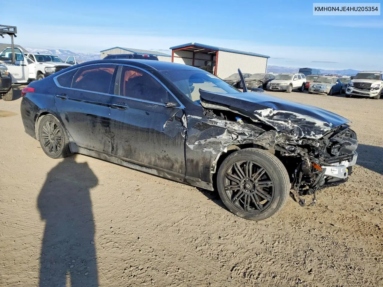 2017 Genesis G80 Base VIN: KMHGN4JE4HU205354 Lot: 74101565
