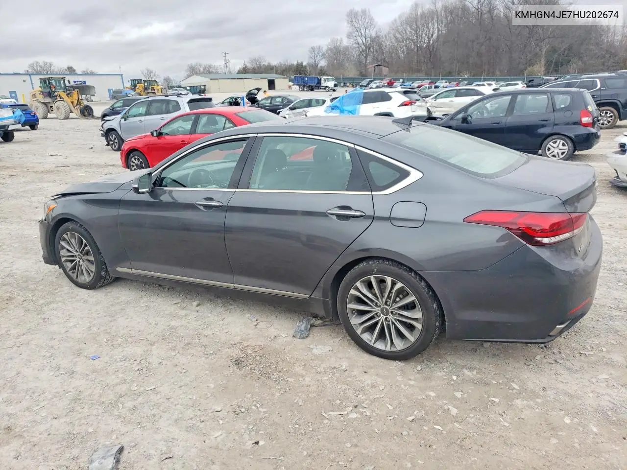 2017 Genesis G80 Base VIN: KMHGN4JE7HU202674 Lot: 77950315