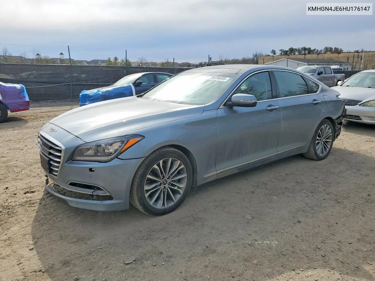 2017 Genesis G80 3.8 VIN: KMHGN4JE6HU176147 Lot: 78336695