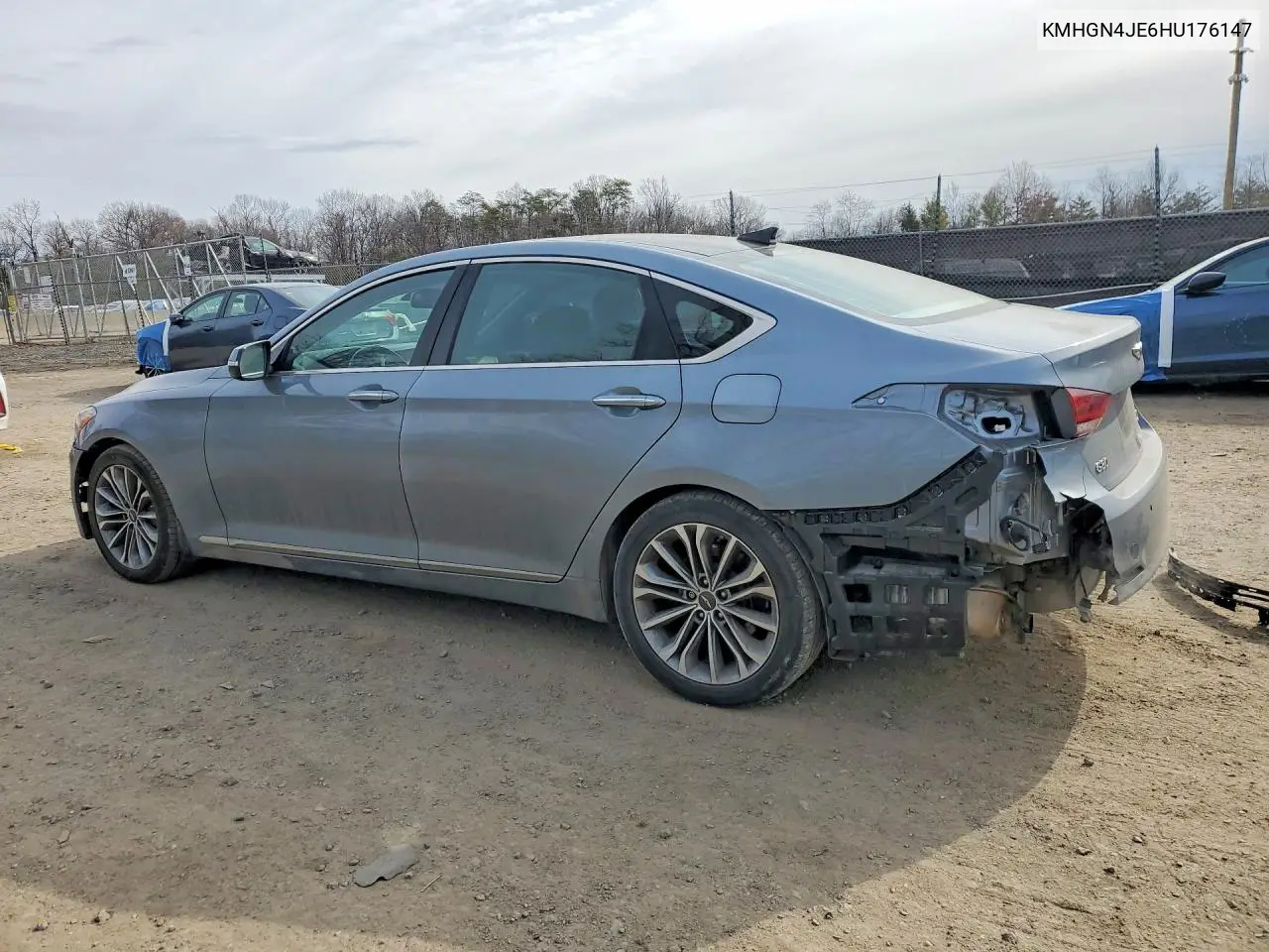 2017 Genesis G80 3.8 VIN: KMHGN4JE6HU176147 Lot: 78336695