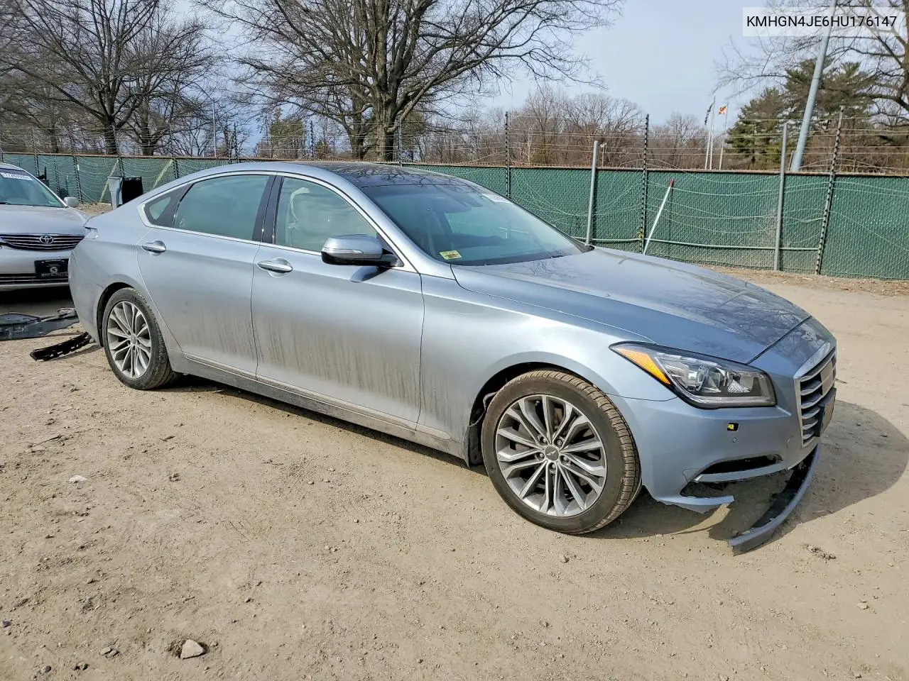 2017 Genesis G80 3.8 VIN: KMHGN4JE6HU176147 Lot: 78336695