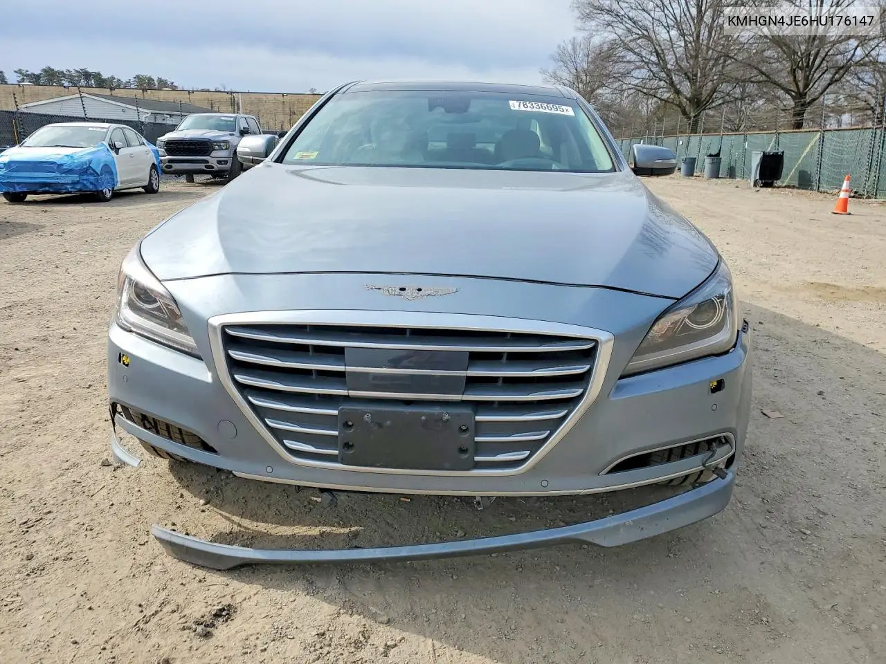 2017 Genesis G80 3.8 VIN: KMHGN4JE6HU176147 Lot: 78336695