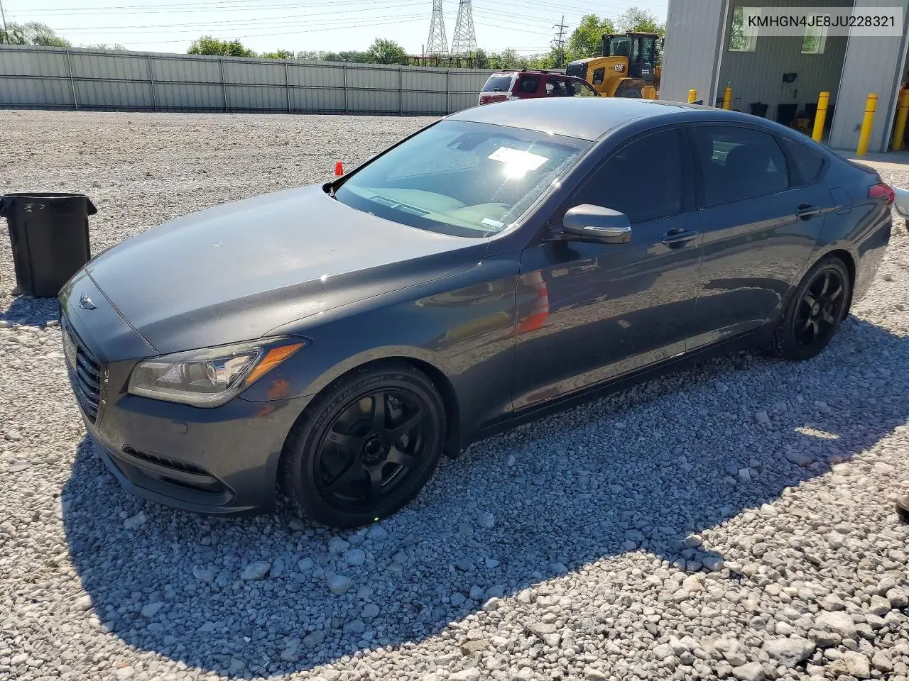 2018 Genesis G80 3.8 VIN: KMHGN4JE8JU228321 Lot: 53157216