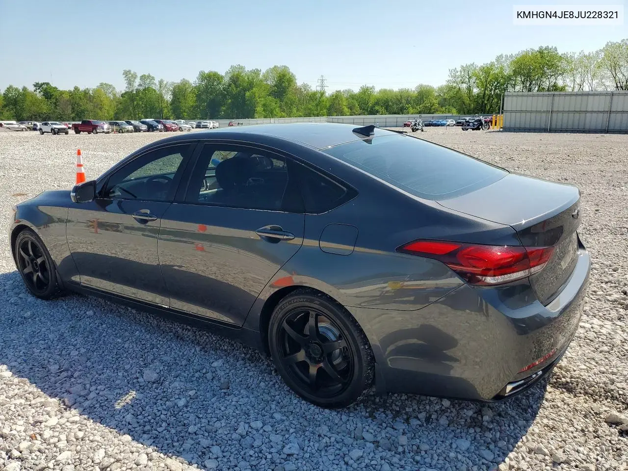 2018 Genesis G80 3.8 VIN: KMHGN4JE8JU228321 Lot: 53157216