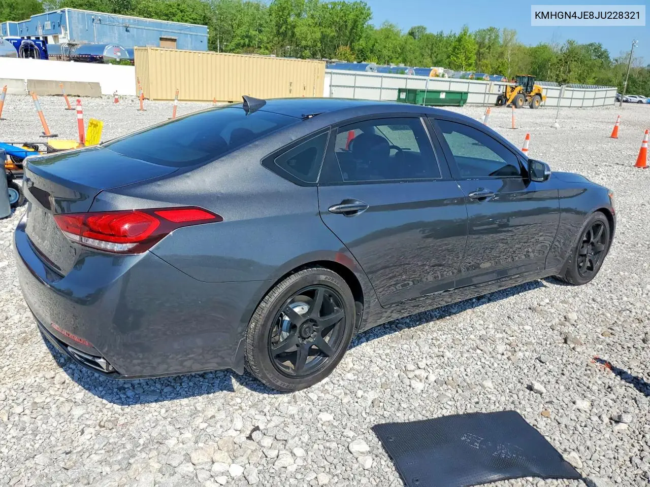 2018 Genesis G80 3.8 VIN: KMHGN4JE8JU228321 Lot: 53157216