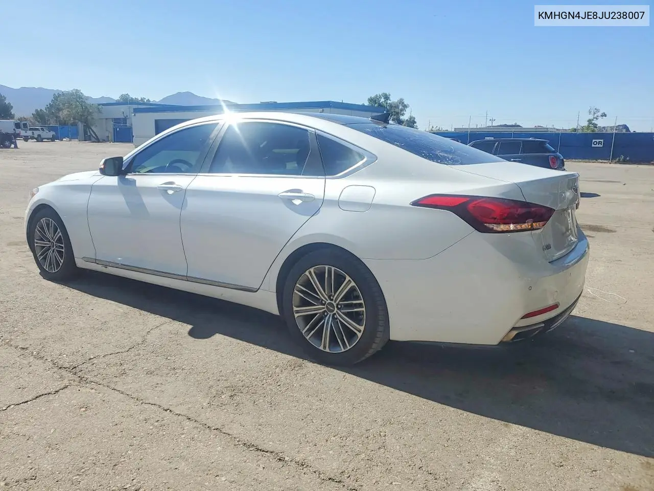 2018 Genesis G80 3.8 VIN: KMHGN4JE8JU238007 Lot: 53817606