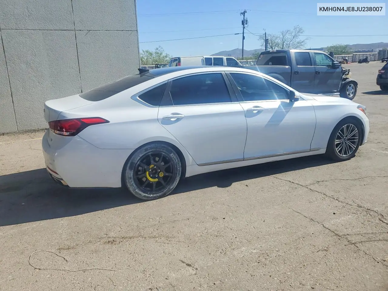 2018 Genesis G80 3.8 VIN: KMHGN4JE8JU238007 Lot: 53817606