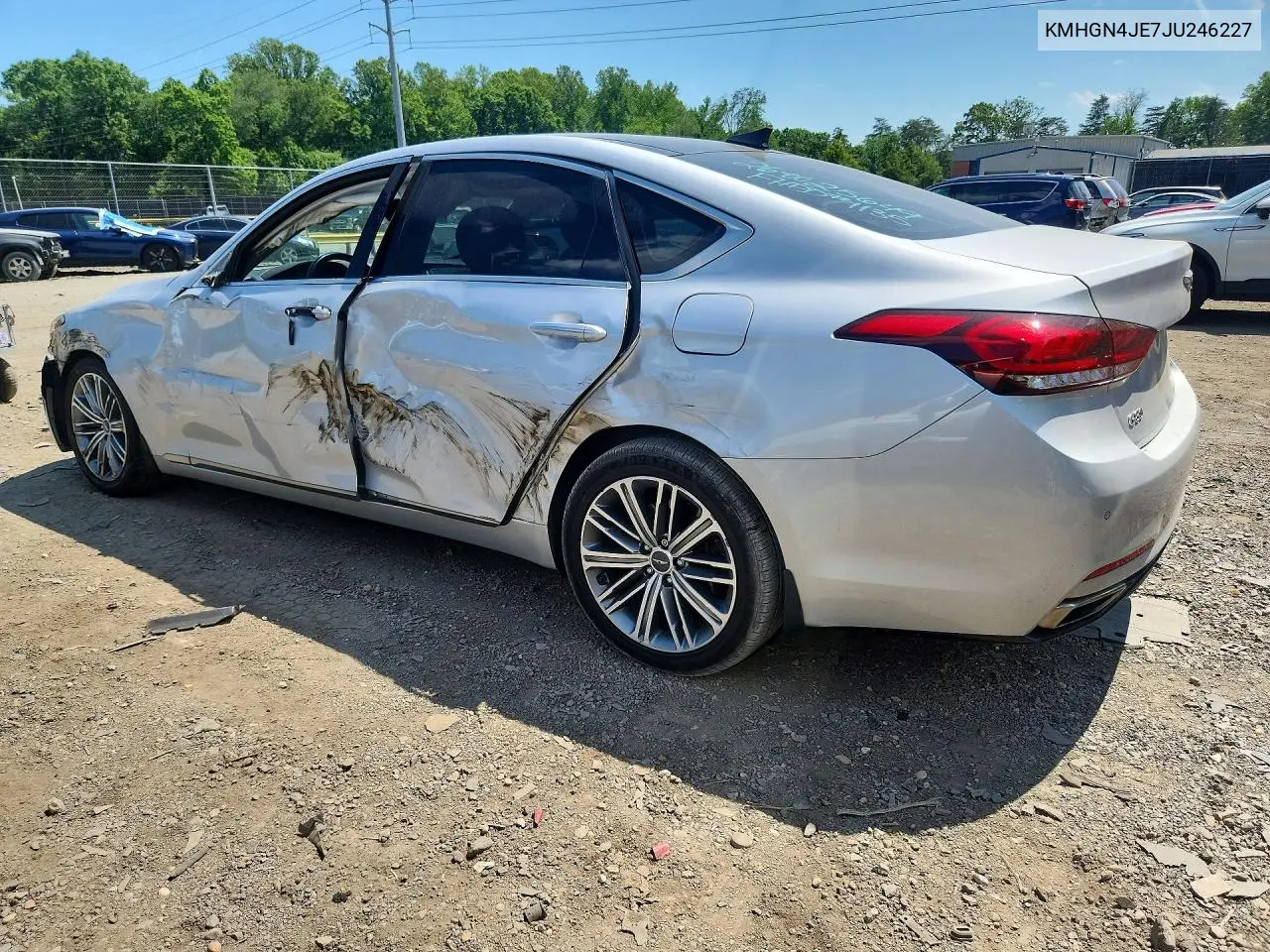 2018 Genesis G80 3.8 VIN: KMHGN4JE7JU246227 Lot: 54056576
