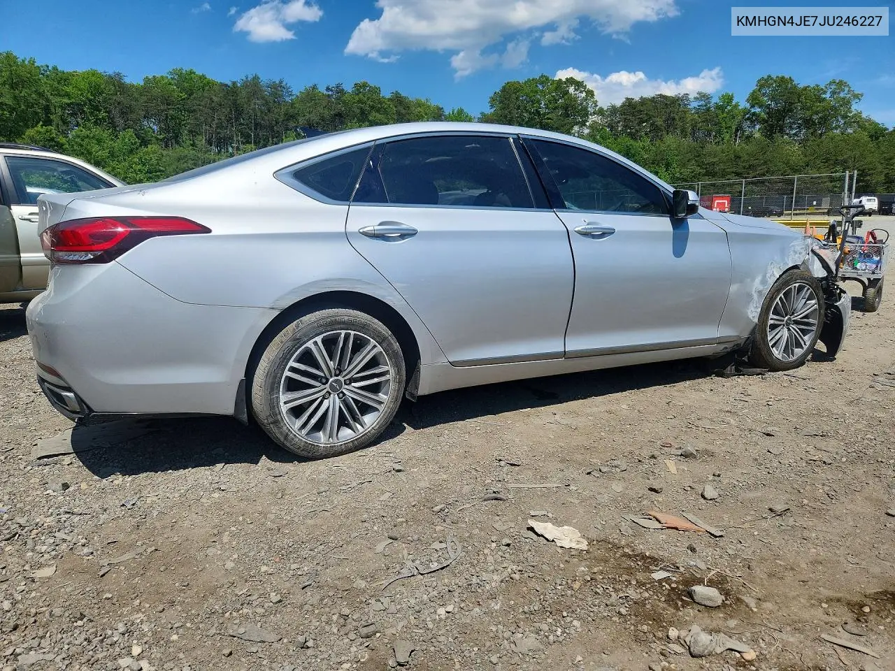 2018 Genesis G80 3.8 VIN: KMHGN4JE7JU246227 Lot: 54056576