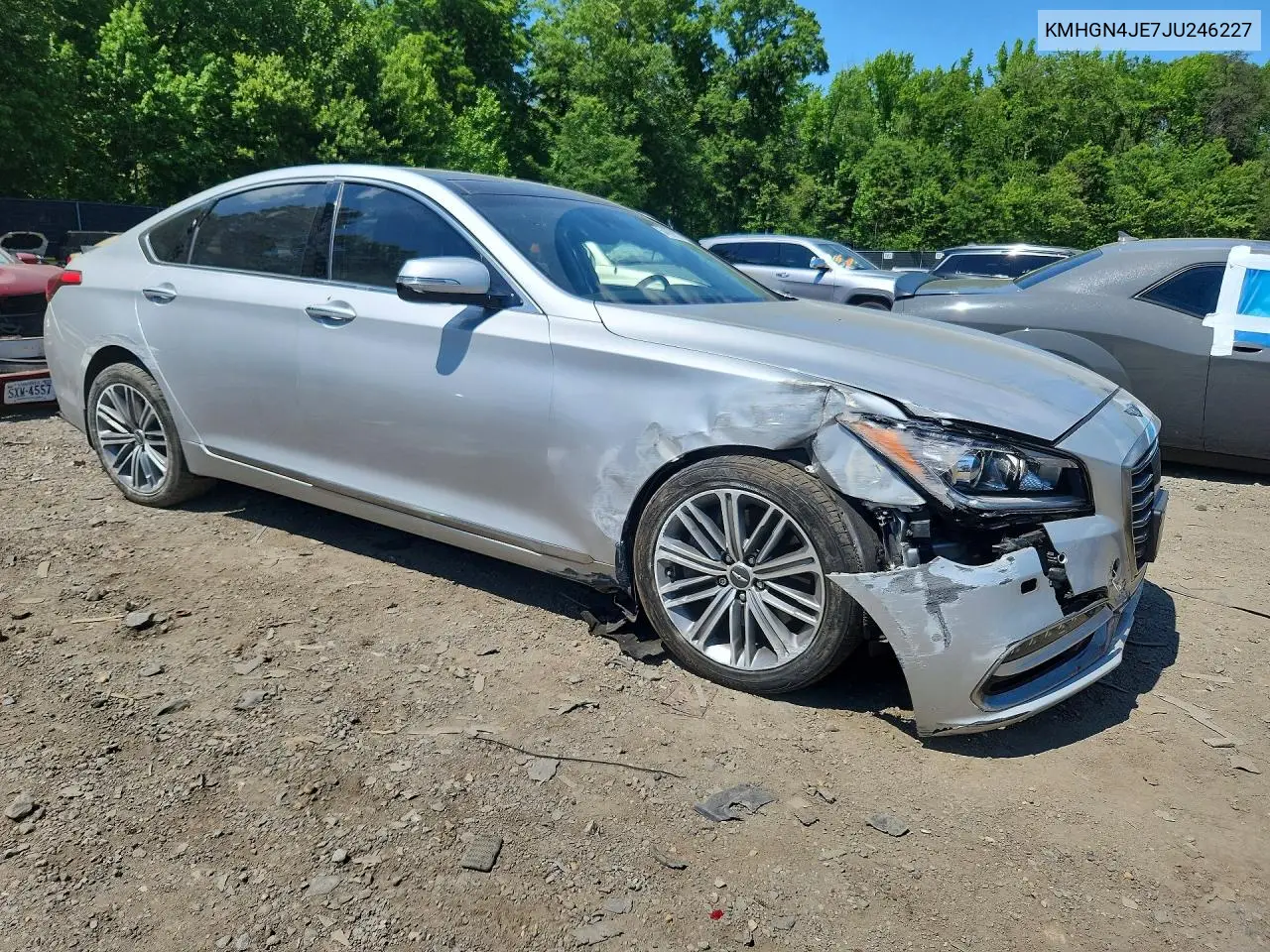 2018 Genesis G80 3.8 VIN: KMHGN4JE7JU246227 Lot: 54056576