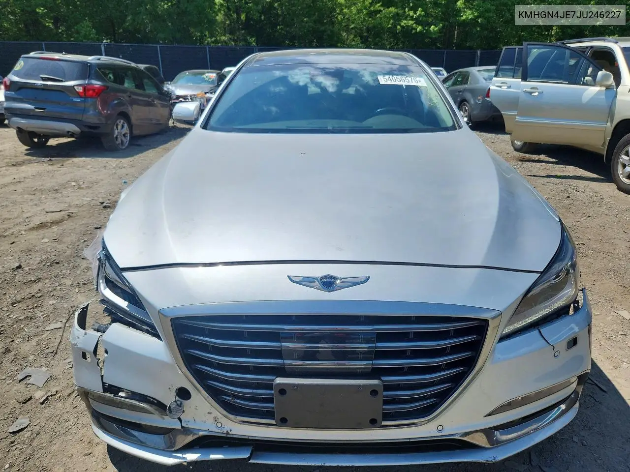 2018 Genesis G80 3.8 VIN: KMHGN4JE7JU246227 Lot: 54056576
