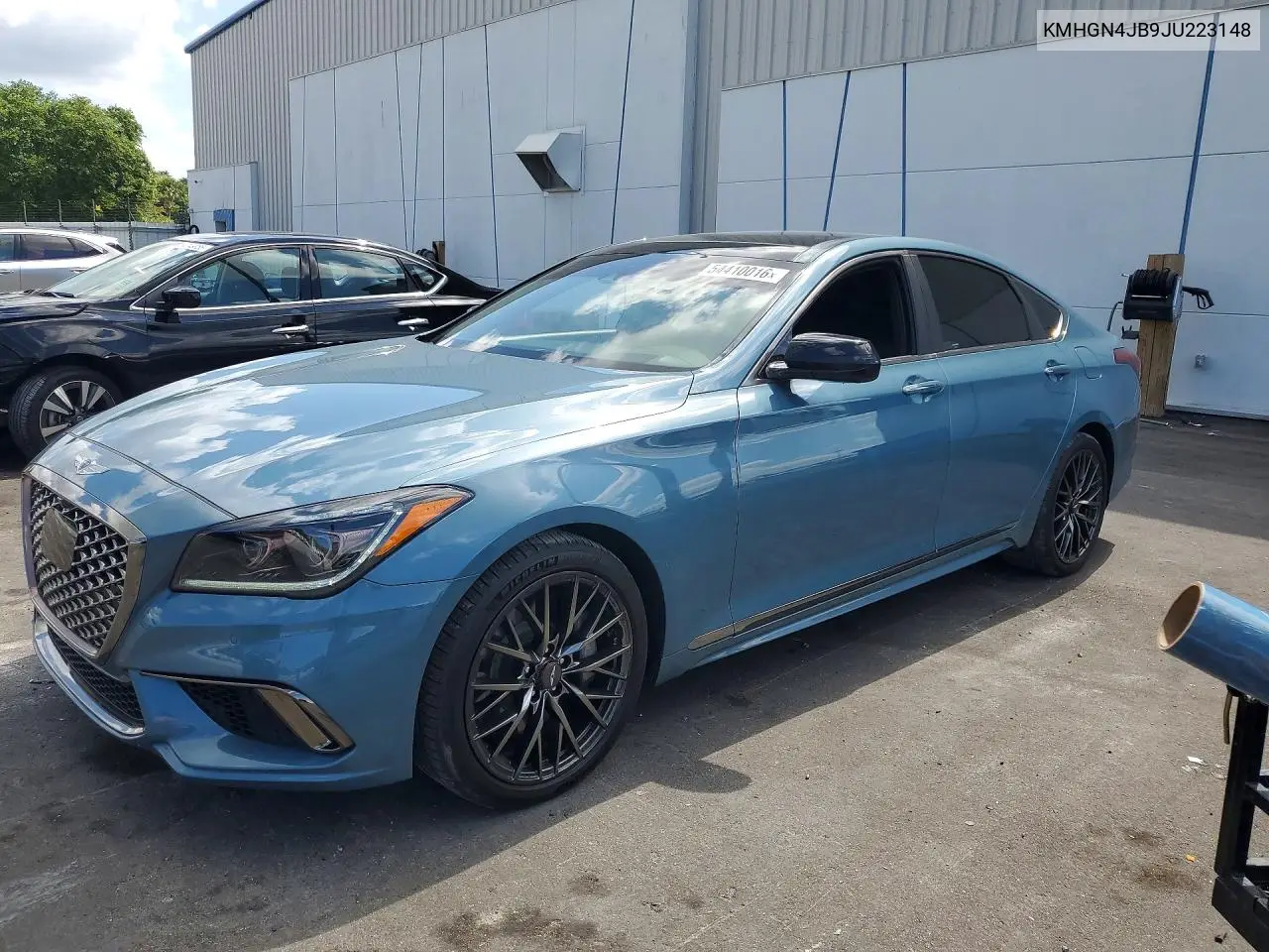 2018 Genesis G80 Sport VIN: KMHGN4JB9JU223148 Lot: 54410016