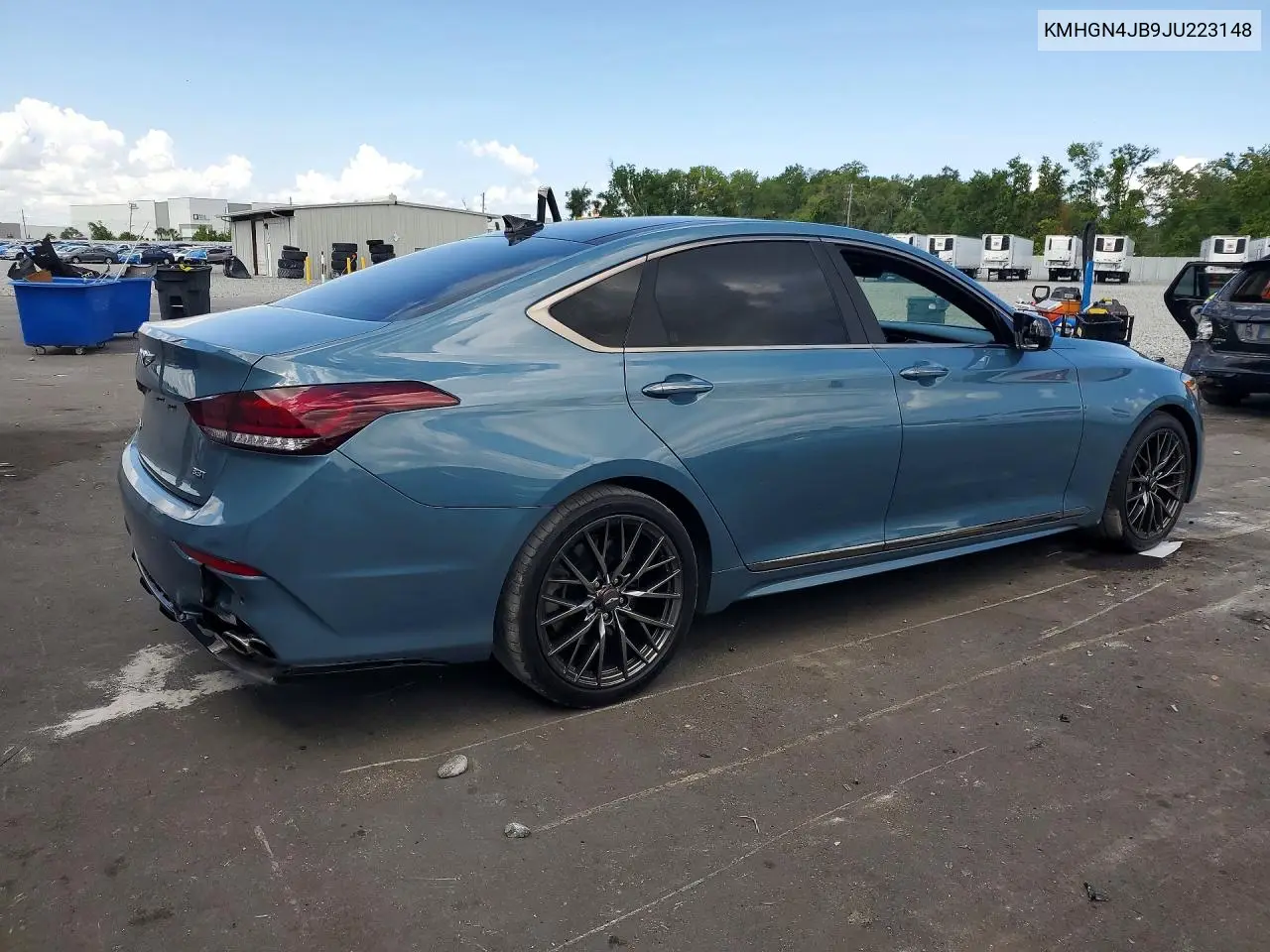 2018 Genesis G80 Sport VIN: KMHGN4JB9JU223148 Lot: 54410016