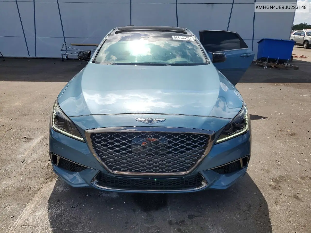 2018 Genesis G80 Sport VIN: KMHGN4JB9JU223148 Lot: 54410016