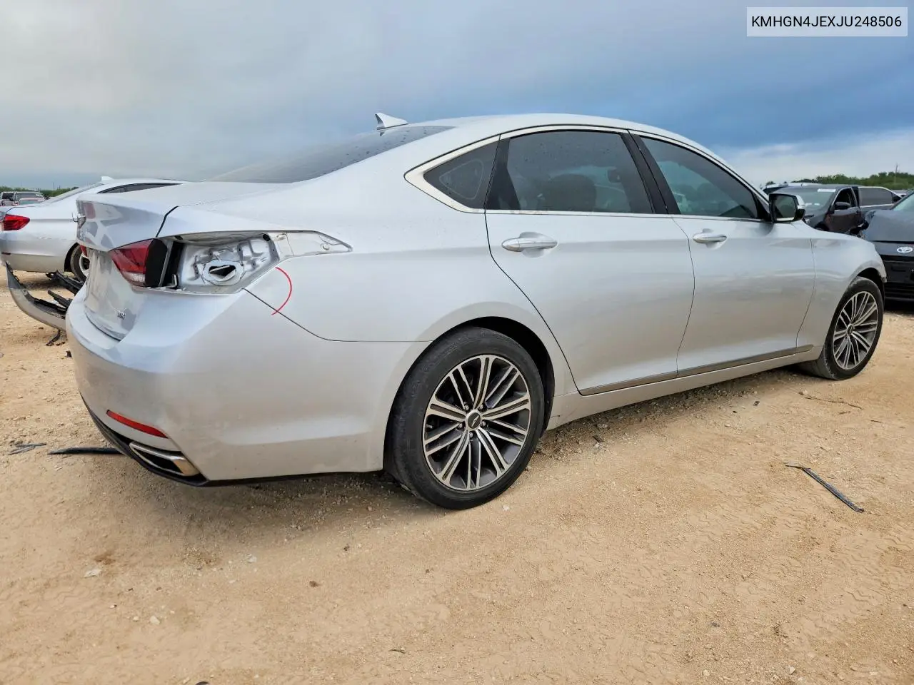 2018 Genesis G80 3.8 VIN: KMHGN4JEXJU248506 Lot: 54488966