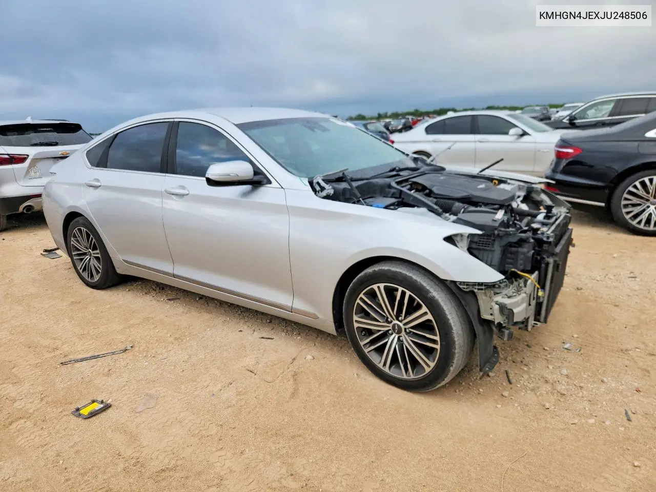 2018 Genesis G80 3.8 VIN: KMHGN4JEXJU248506 Lot: 54488966