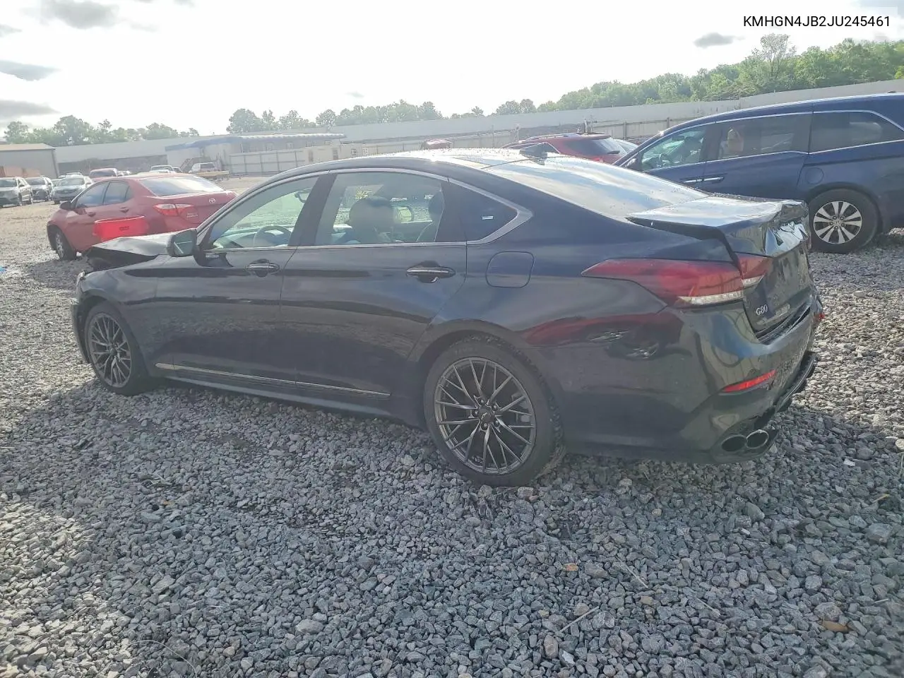 2018 Genesis G80 Sport VIN: KMHGN4JB2JU245461 Lot: 54977366