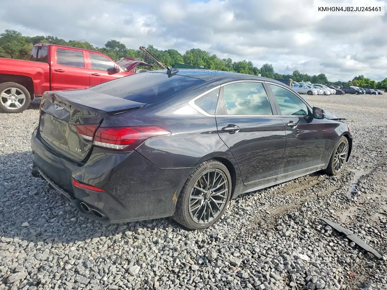 2018 Genesis G80 Sport VIN: KMHGN4JB2JU245461 Lot: 54977366