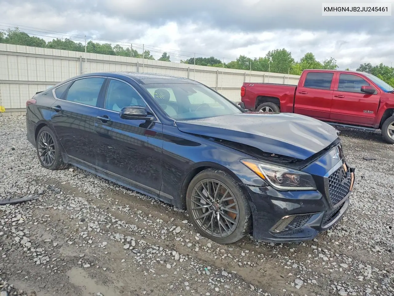 2018 Genesis G80 Sport VIN: KMHGN4JB2JU245461 Lot: 54977366