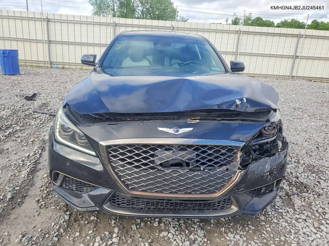 2018 Genesis G80 Sport VIN: KMHGN4JB2JU245461 Lot: 54977366