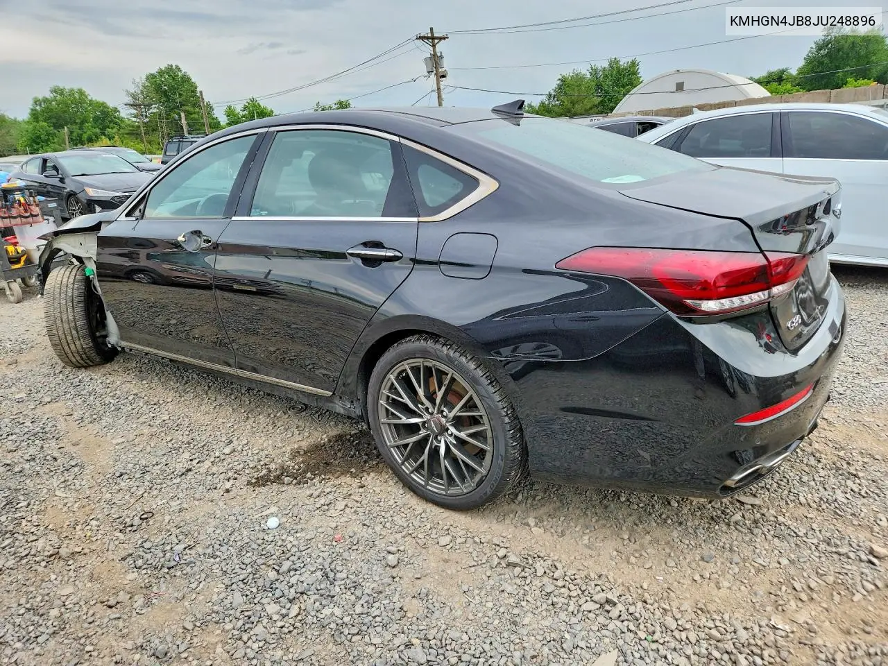 2018 Genesis G80 Sport VIN: KMHGN4JB8JU248896 Lot: 56030146