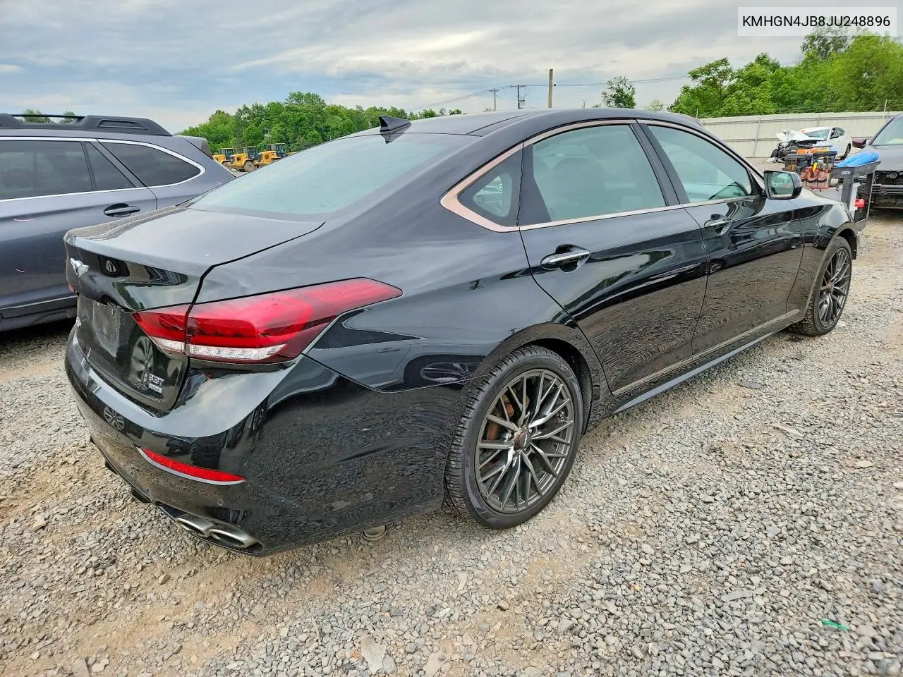 2018 Genesis G80 Sport VIN: KMHGN4JB8JU248896 Lot: 56030146