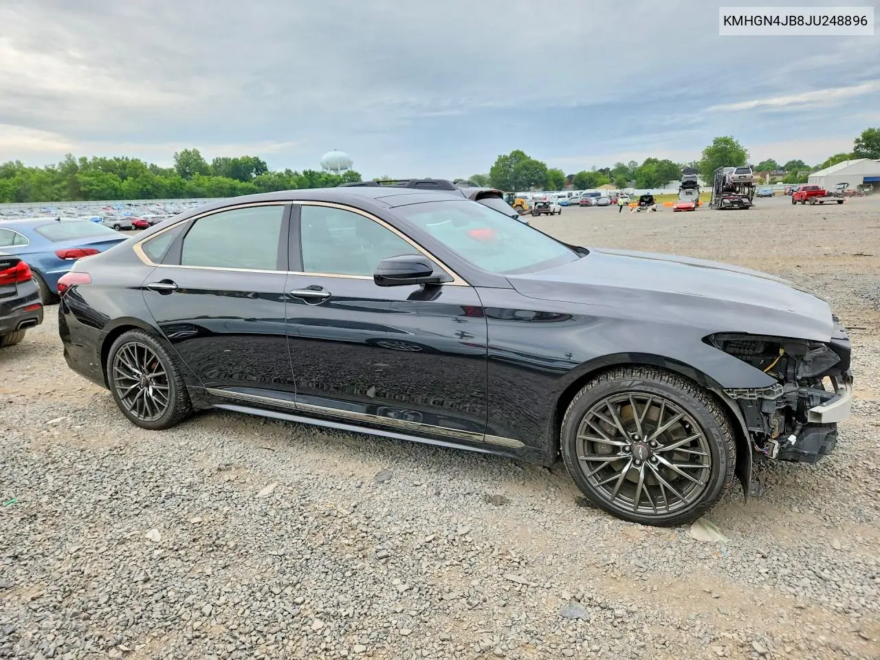 2018 Genesis G80 Sport VIN: KMHGN4JB8JU248896 Lot: 56030146
