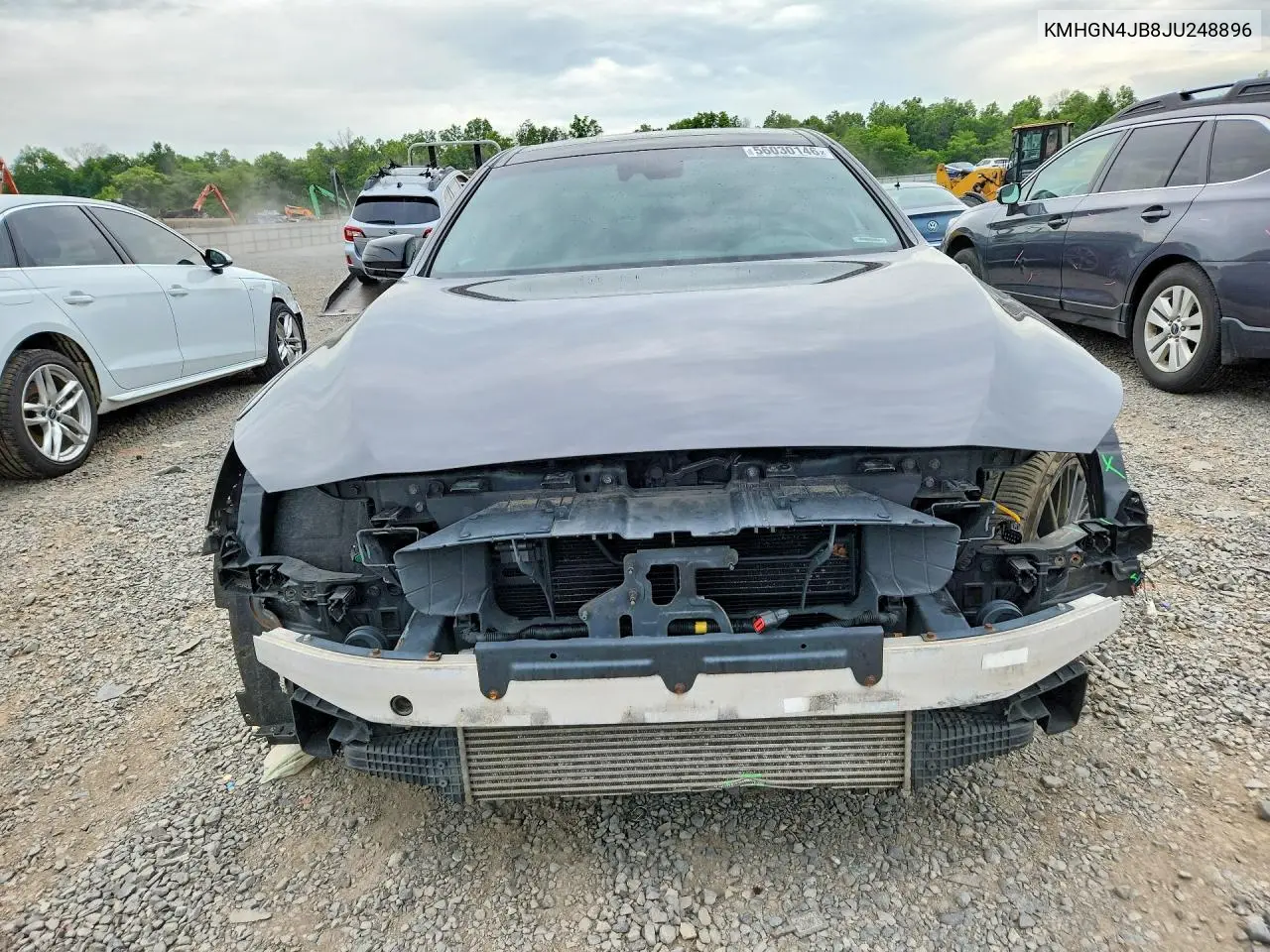 2018 Genesis G80 Sport VIN: KMHGN4JB8JU248896 Lot: 56030146