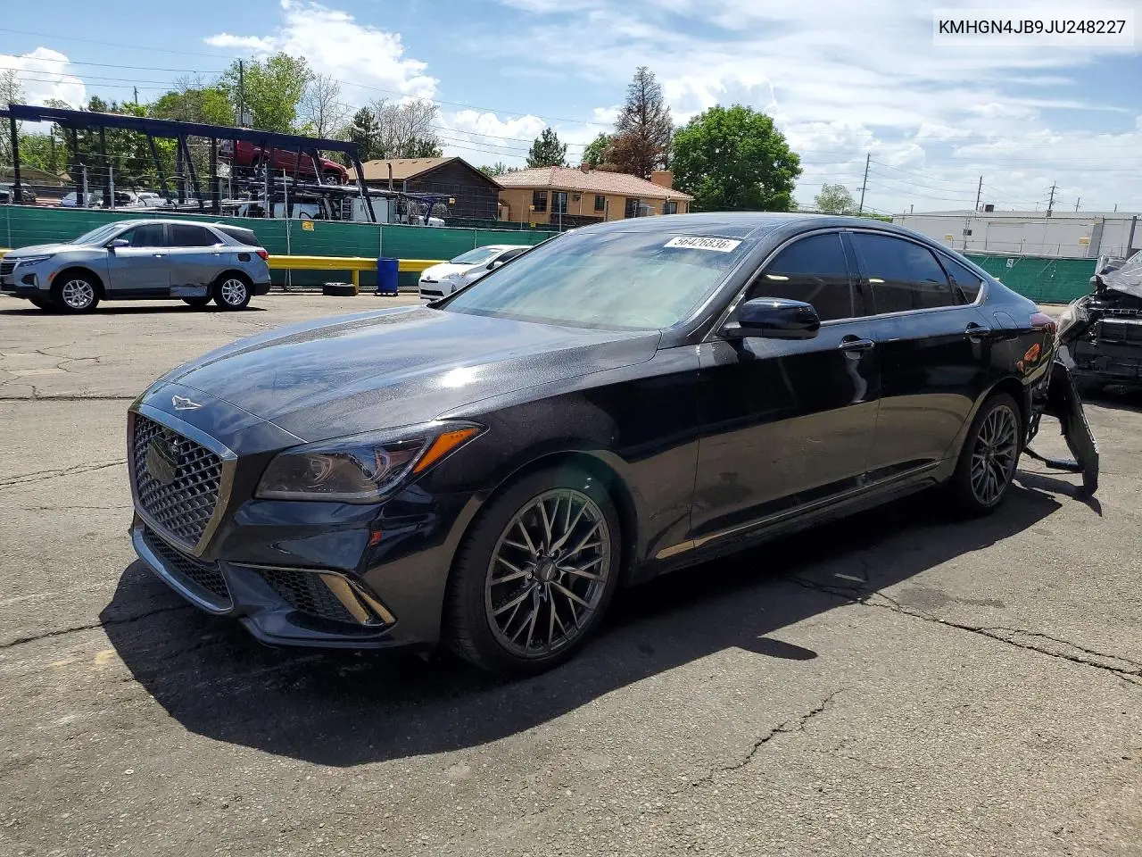 2018 Genesis G80 Sport VIN: KMHGN4JB9JU248227 Lot: 56426836