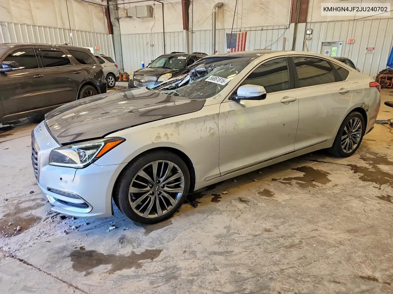 2018 Genesis G80 Ultimate VIN: KMHGN4JF2JU240702 Lot: 56861816
