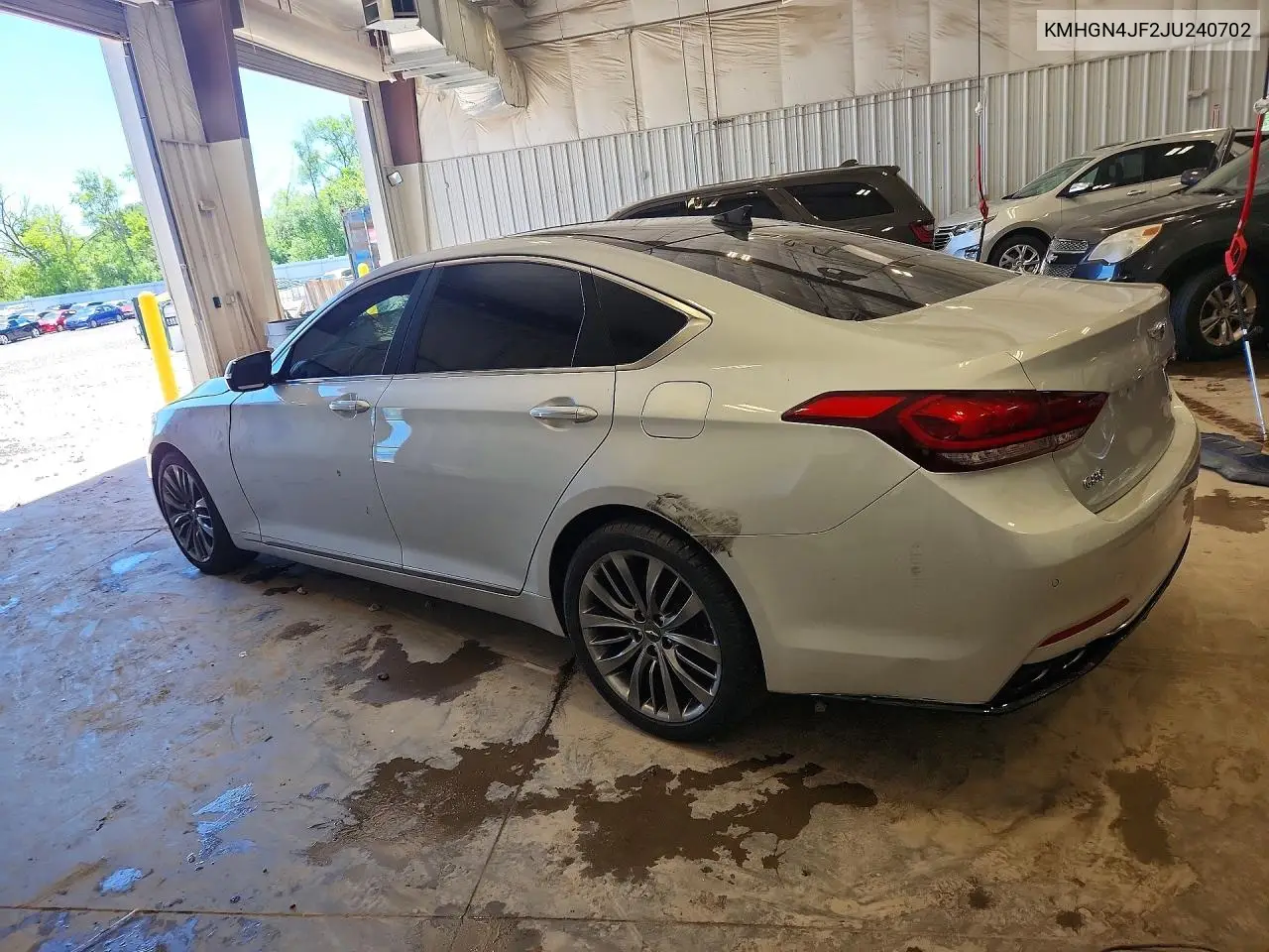 2018 Genesis G80 Ultimate VIN: KMHGN4JF2JU240702 Lot: 56861816