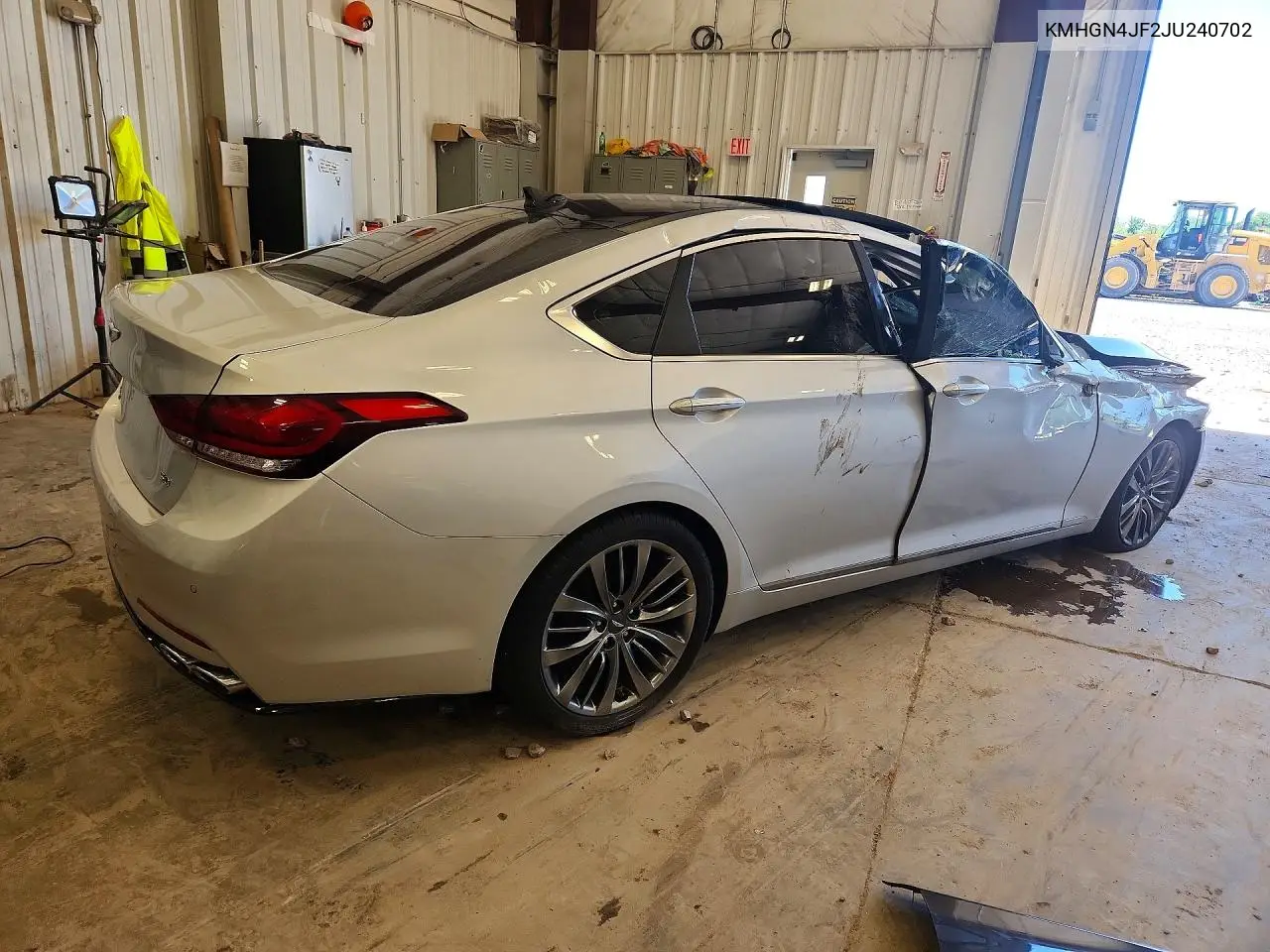 2018 Genesis G80 Ultimate VIN: KMHGN4JF2JU240702 Lot: 56861816