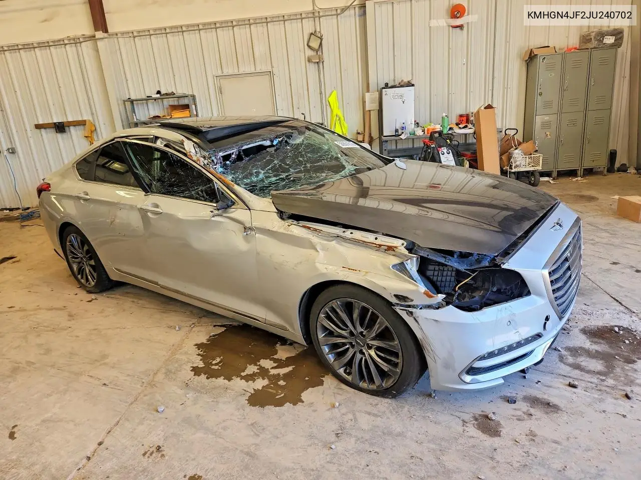 2018 Genesis G80 Ultimate VIN: KMHGN4JF2JU240702 Lot: 56861816