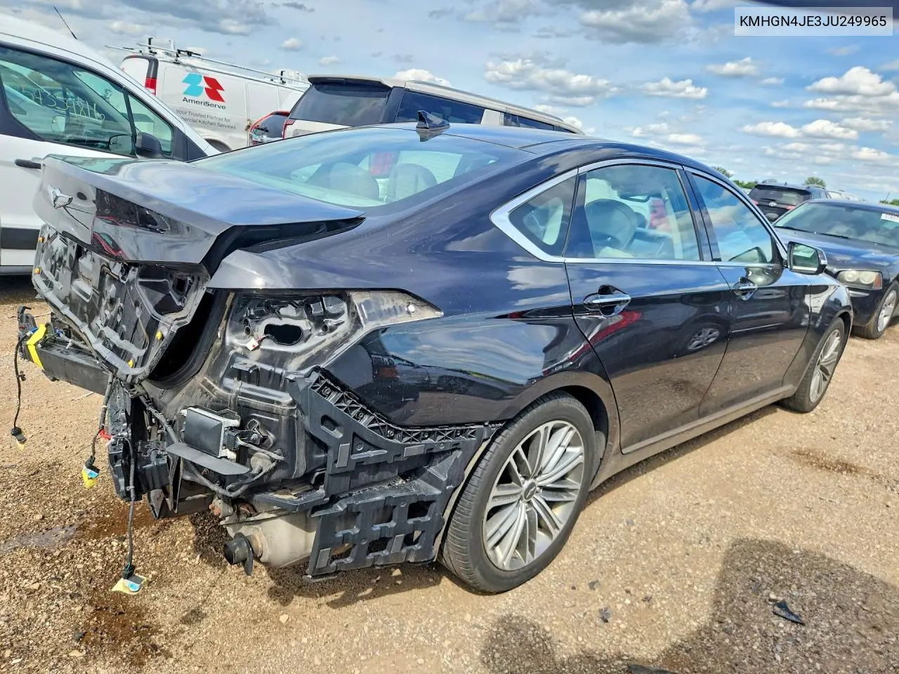 2018 Genesis G80 3.8 VIN: KMHGN4JE3JU249965 Lot: 57162436