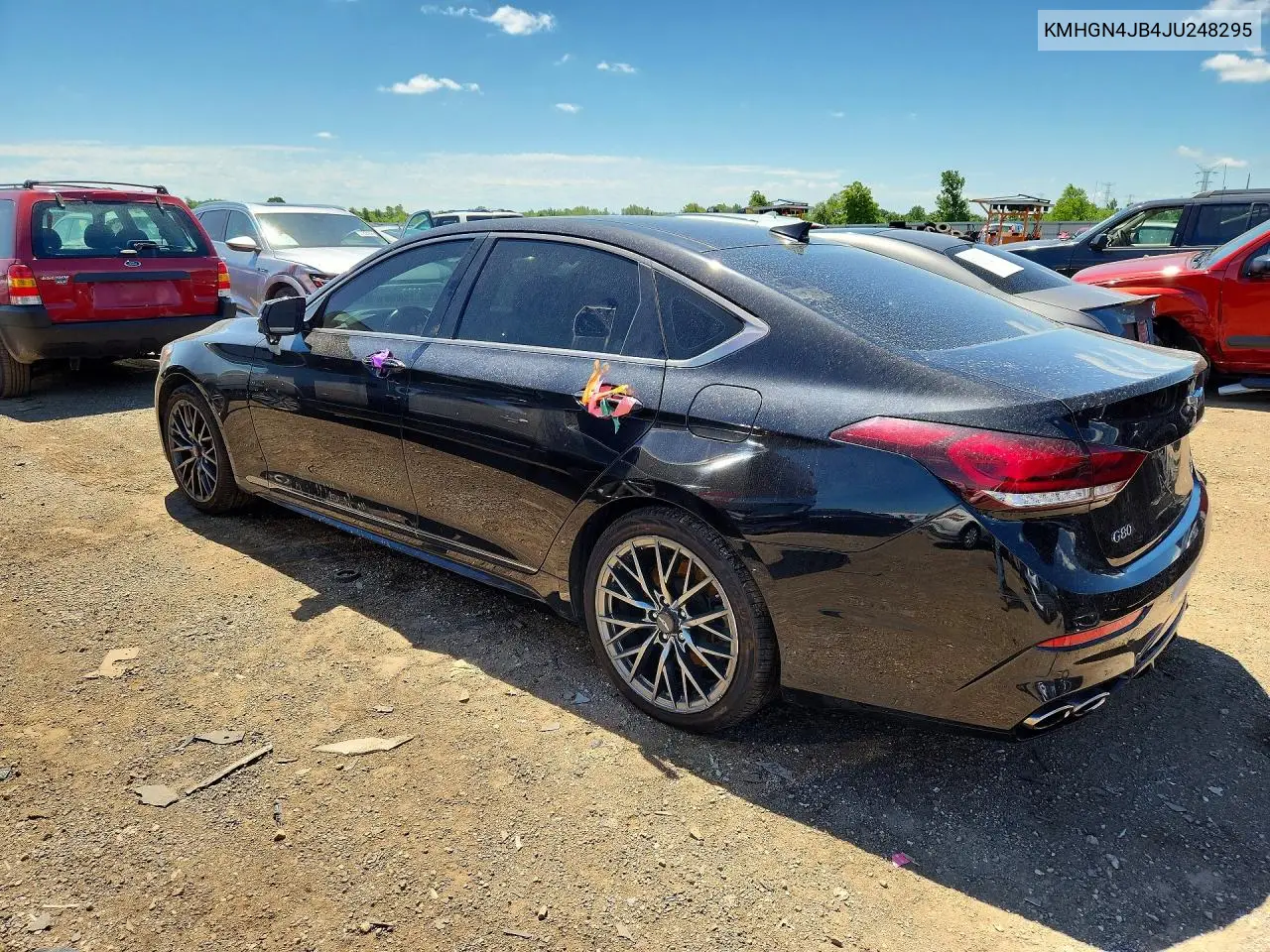 2018 Genesis G80 Sport VIN: KMHGN4JB4JU248295 Lot: 57501086