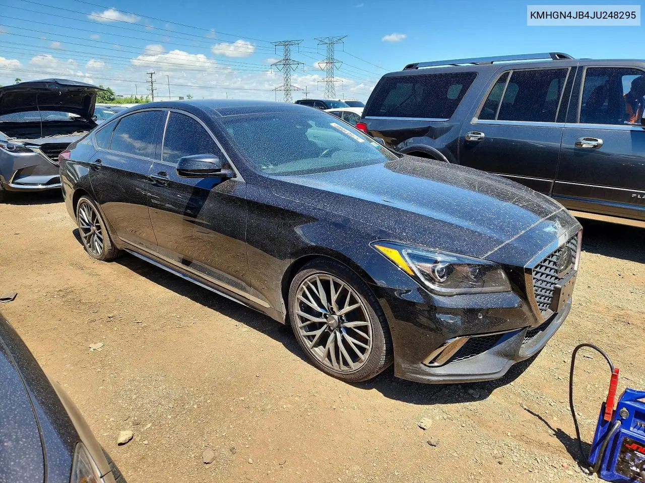 2018 Genesis G80 Sport VIN: KMHGN4JB4JU248295 Lot: 57501086